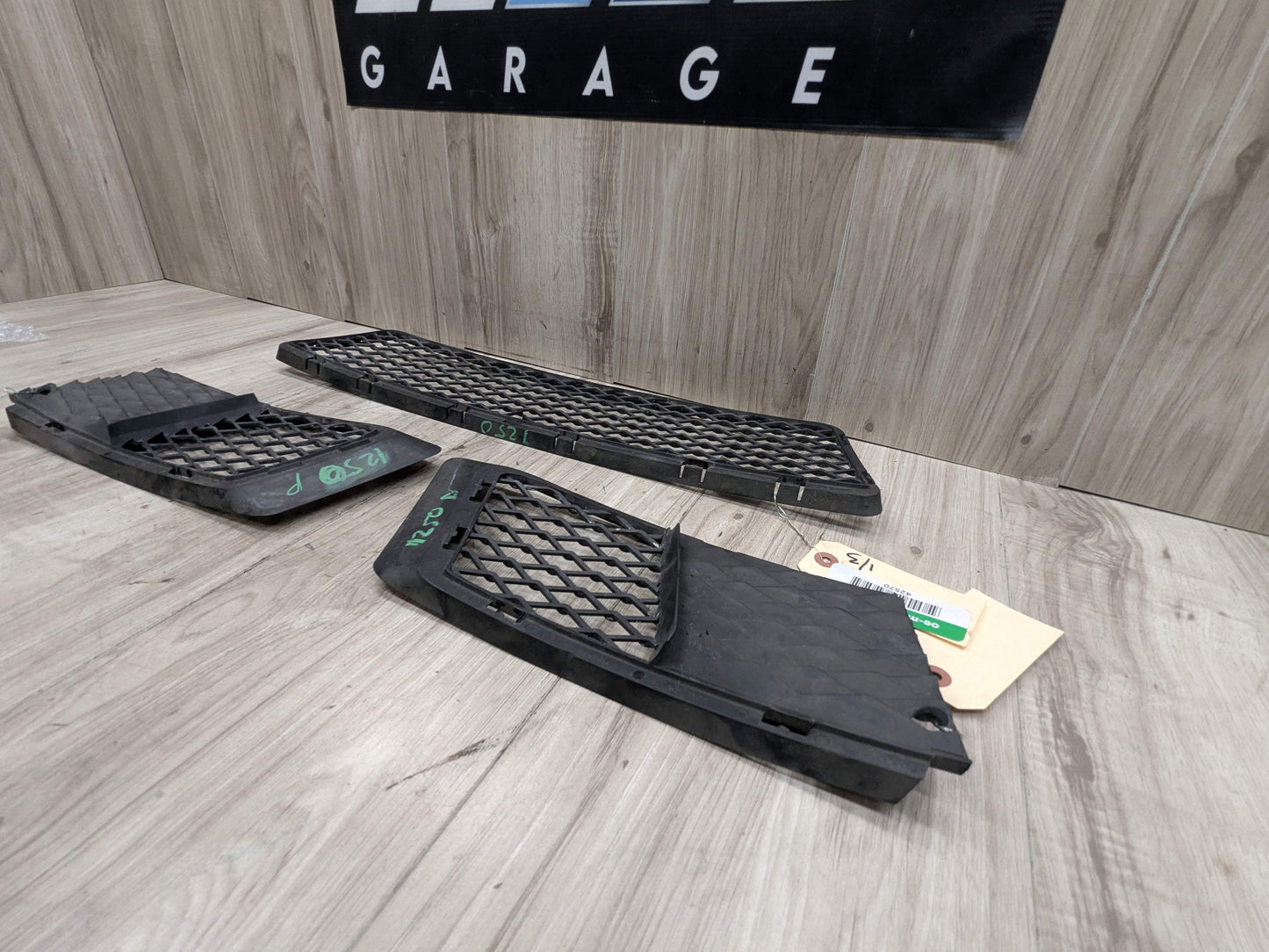 07-10 OEM BMW E92 E93 Front Bumper Cover Lower Center Left Right Grilles SET