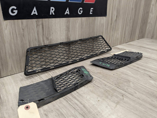 07-10 OEM BMW E92 E93 Front Bumper Cover Lower Center Left Right Grilles SET