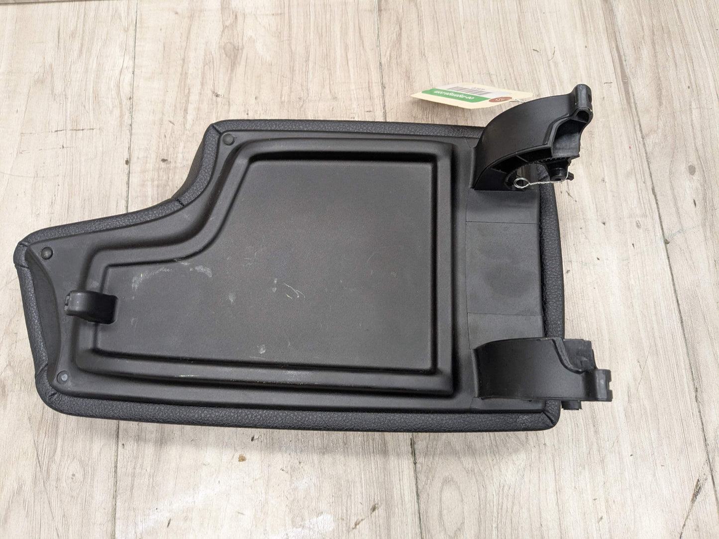 OEM BMW E90 E92 E93 328 335 Center Console Armrest Tray BLACK Leather Dakota
