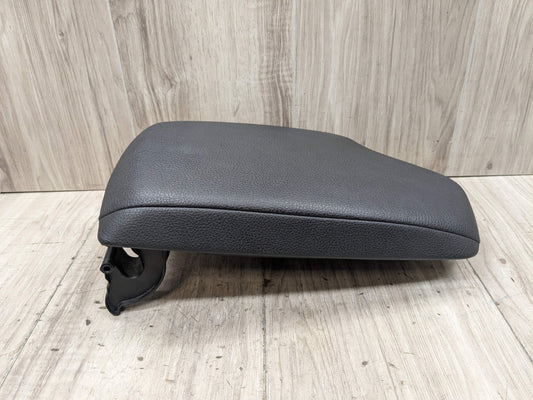 OEM BMW E90 E92 E93 328 335 Center Console Armrest Tray BLACK Leather Dakota