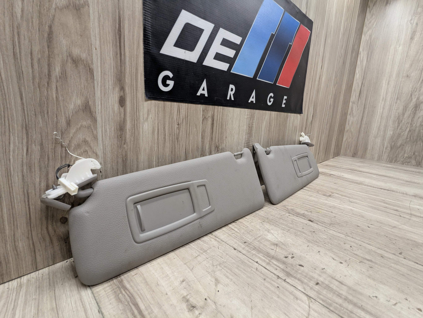 OEM BMW F30 F32 F36 F80 F82 M3 M4 Left Right Interior Sun Visor PAIR Gray