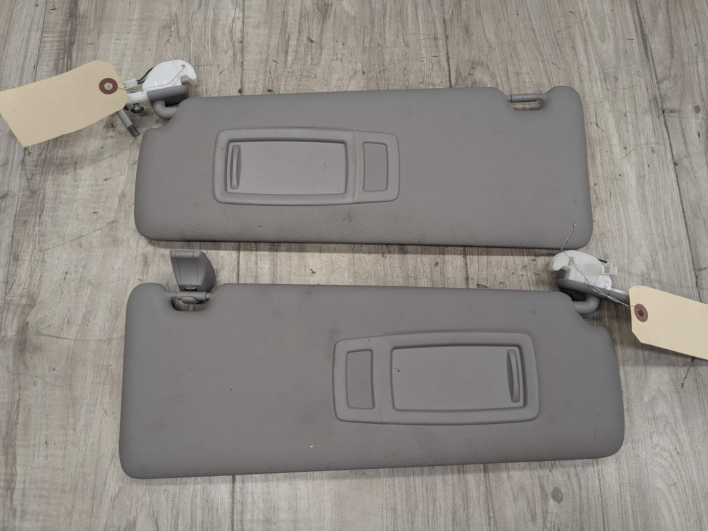 OEM BMW F30 F32 F36 F80 F82 M3 M4 Left Right Interior Sun Visor PAIR Gray