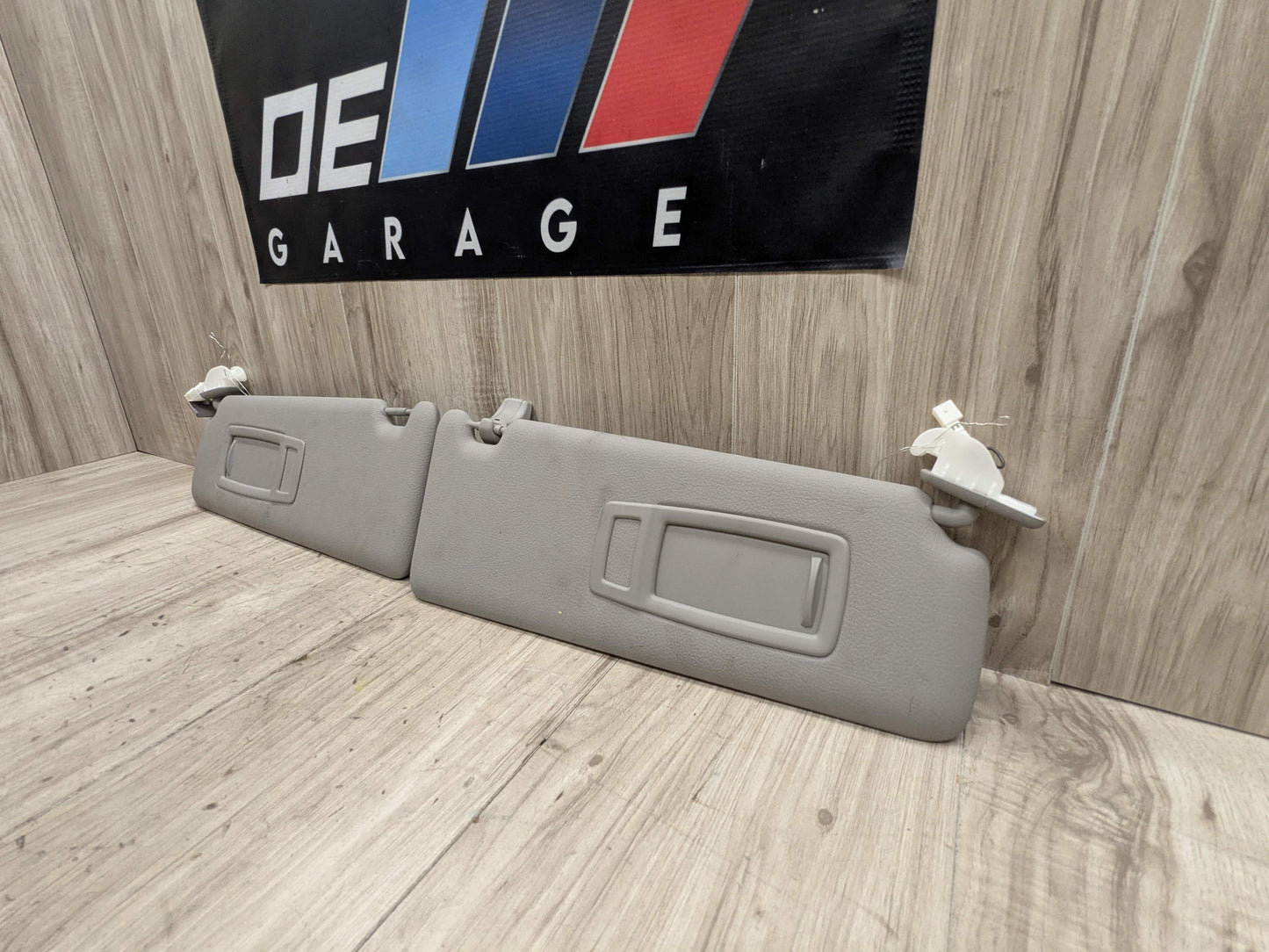 OEM BMW F30 F32 F36 F80 F82 M3 M4 Left Right Interior Sun Visor PAIR Gray