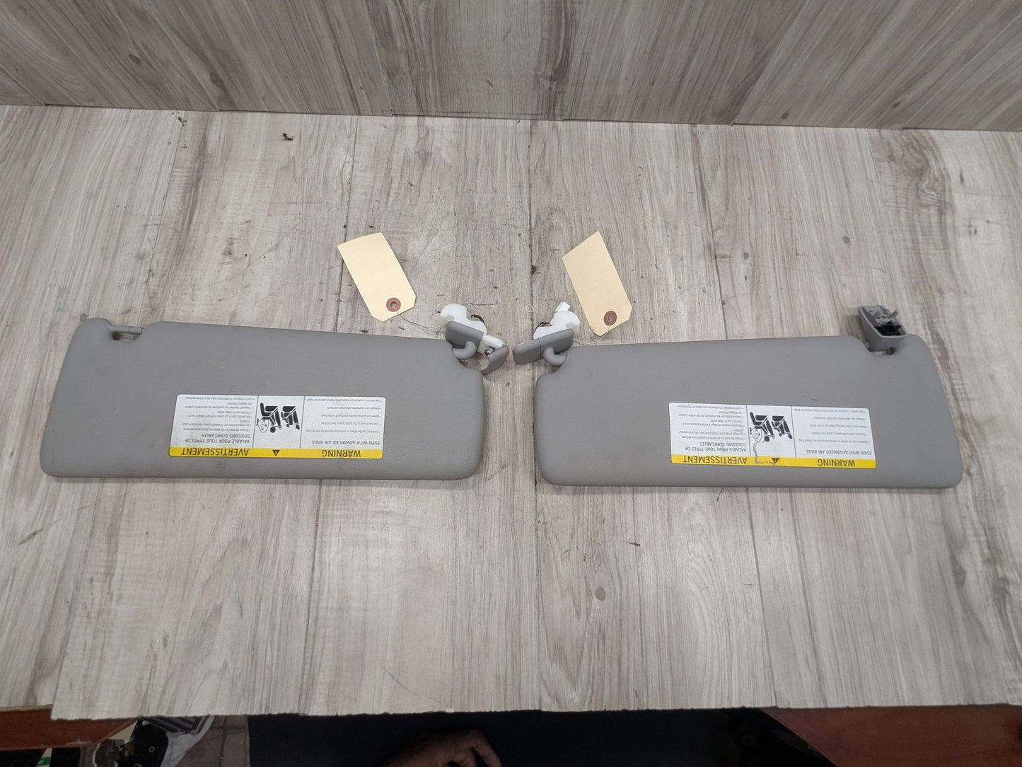 OEM BMW F30 F32 F36 F80 F82 M3 M4 Left Right Interior Sun Visor PAIR Gray