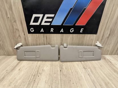 OEM BMW F30 F32 F36 F80 F82 M3 M4 Left Right Interior Sun Visor PAIR Gray