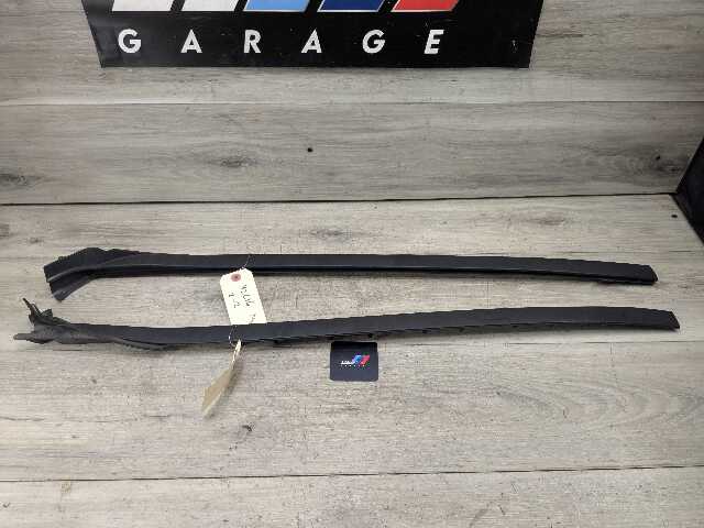 OEM BMW G01 F97 X3 X3M Front Left Right Side Windshield Pillar Drip Molding PAIR