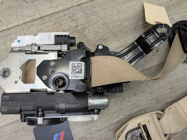 OEM BMW F97 G01 G02 X3 X4 FRONT Left Driver Seatbelt Seat Belt Retractor BEIGE