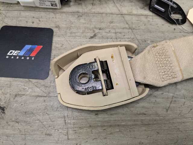 OEM BMW F97 G01 G02 X3 X4 FRONT Left Driver Seatbelt Seat Belt Retractor BEIGE