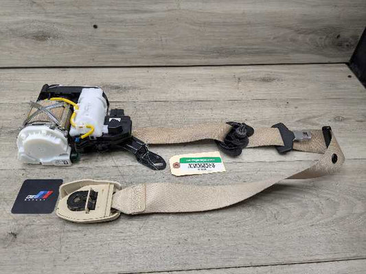 OEM BMW F97 G01 G02 X3 X4 FRONT Left Driver Seatbelt Seat Belt Retractor BEIGE