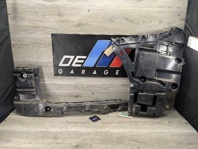 18-21 BMW G01 F97 X3 Rear Bumper Left Driver Side Guide Brackets Mounts Supports
