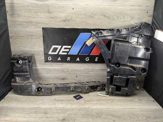 18-21 BMW G01 F97 X3 Rear Bumper Left Driver Side Guide Brackets Mounts Supports
