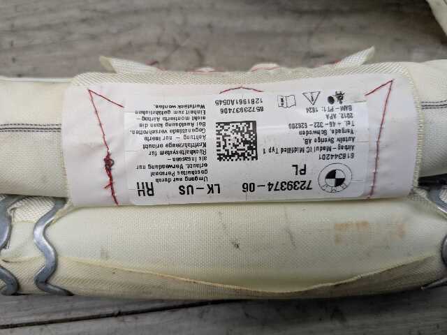 OEM BMW F30 F36 F80 M3 335 435 Right Passenger Roof Head Curtain Air Bag Airbag