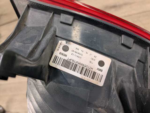 12-15 OEM BMW F30 F80 328 335 M3 Rear Left Driver Side Outer Tail Light