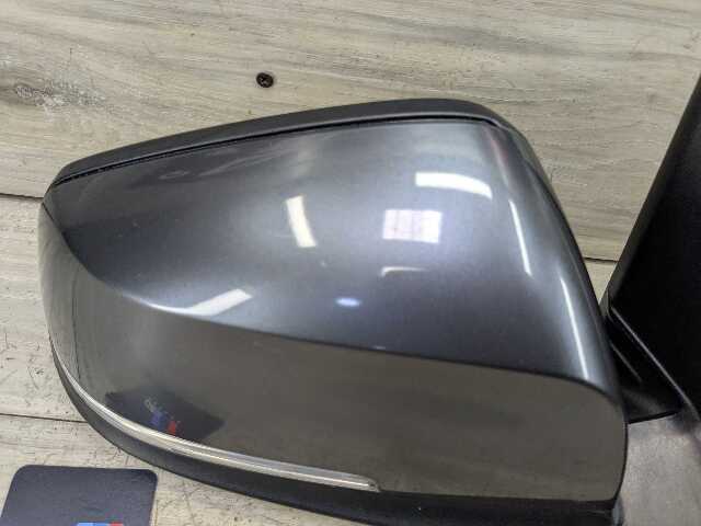 12-15 OEM BMW F30 F31 328 335 Left Driver Side Mirror Heated Auto Dip Gray B39