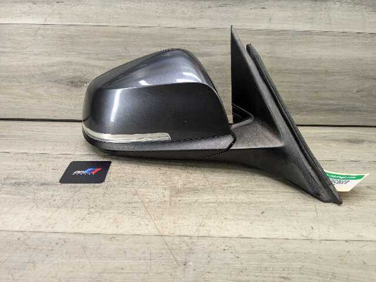 12-15 OEM BMW F30 F31 328 335 Left Driver Side Mirror Heated Auto Dip Gray B39