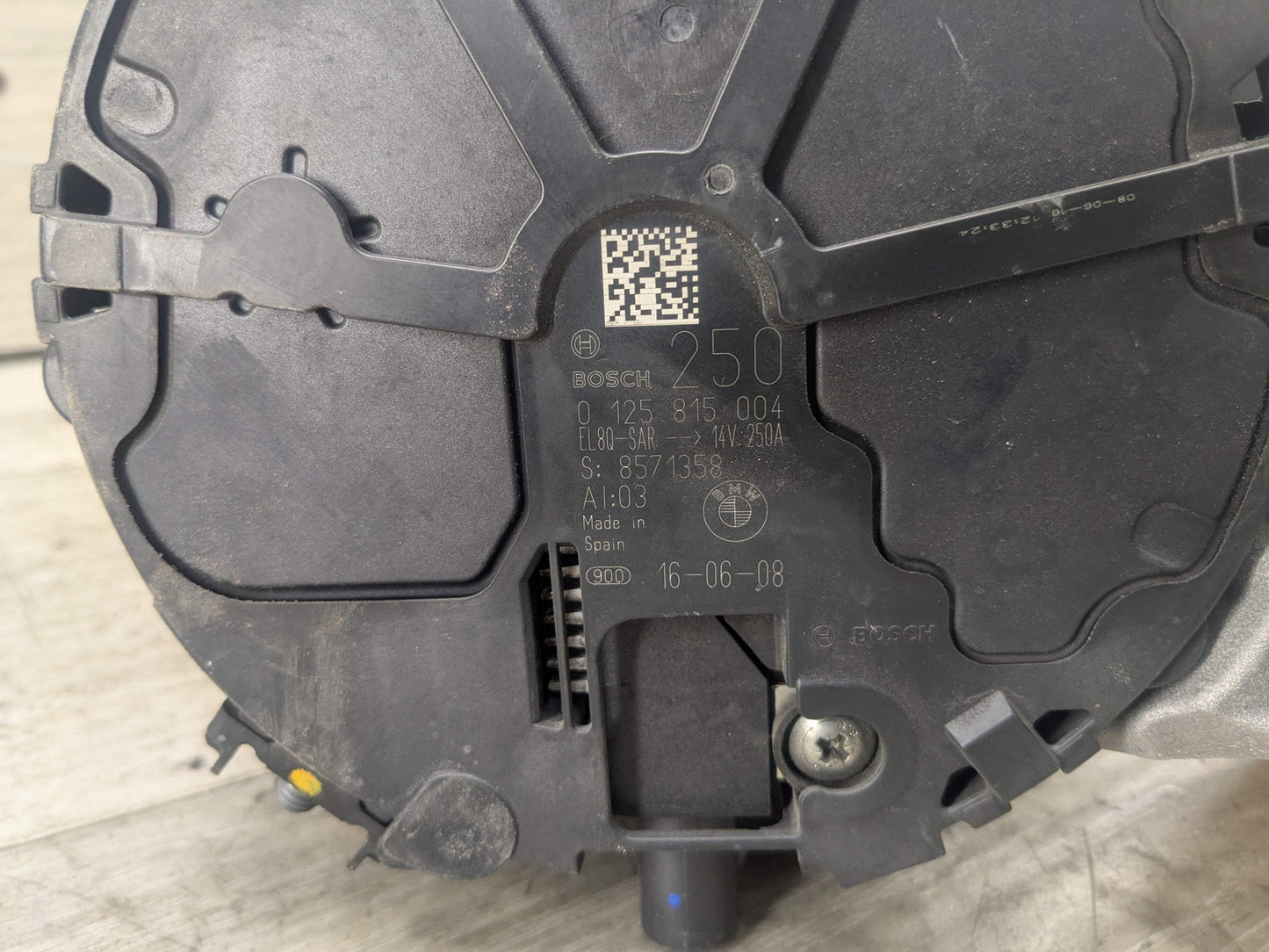 OEM BMW F97 G01 G12 G30 G80 Engine B46* B58* S58 Alternator Generator BOSCH 250A