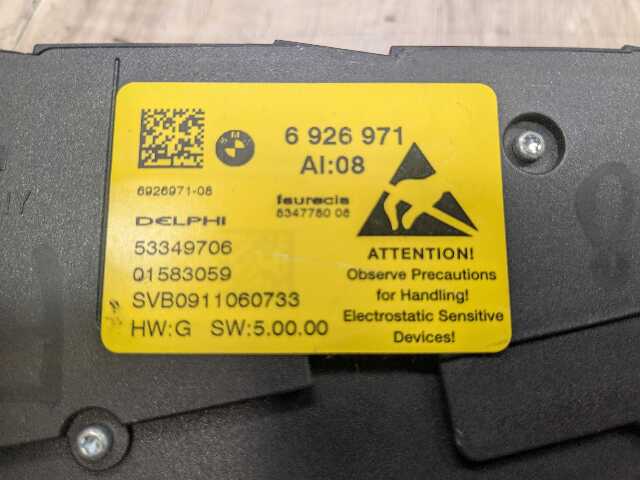 OEM BMW E60 E70 E71 X5 X6 X5M X6M Front Left Driver Seat Adjust Memory Switch