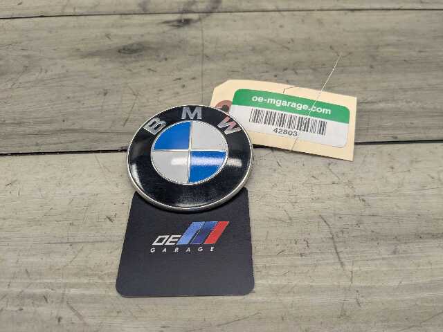 OEM BMW E90 F02 F22 F30 F32 F36 F80 F87 M3 M4 Rear Trunk Lid Round Emblem 74mm