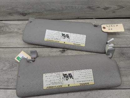 12-20 OEM BMW F30 F31 F34 F36 Front Left Right Interior Sun Visor Pair SET Grey