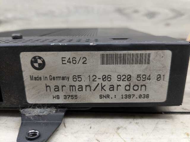 01-06 OEM BMW E46 330 M3 AMP Amplifier Audio Sound System Module HARMAN KARDON
