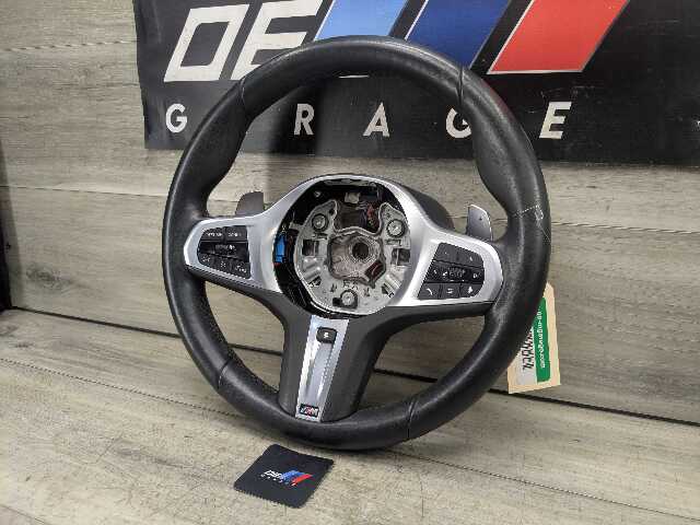 *OEM BMW F44 G20 G22 G23 G26 G42 Leather Steering Wheel M SPORT Shifters HEATED