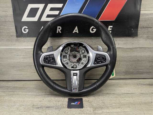 *OEM BMW F44 G20 G22 G23 G26 G42 Leather Steering Wheel M SPORT Shifters HEATED