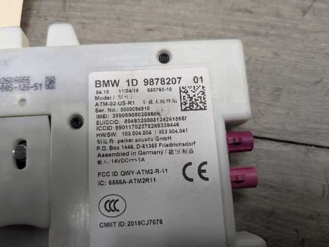17-24 OEM BMW F44 F90 G01 G12 G05 G20 G30 G42 G80 Telematics Control Unit Module
