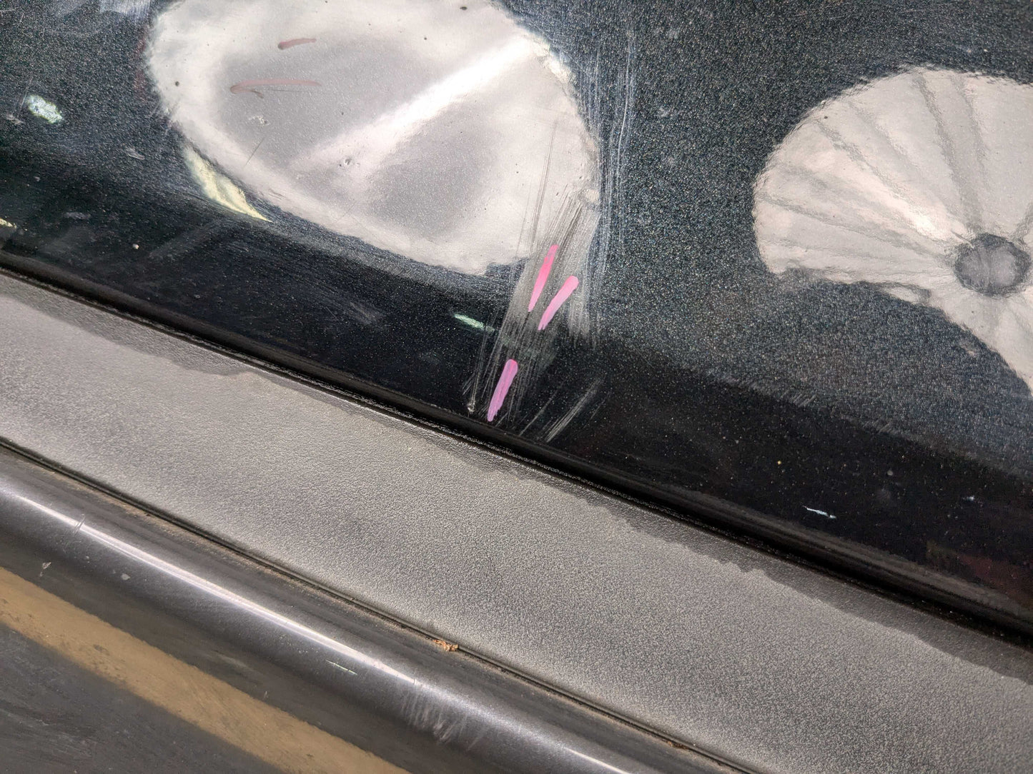 07-13 OEM BMW E92 E93 328 335 M SPORT Rear Bumper Cover Panel w Diffuser Black