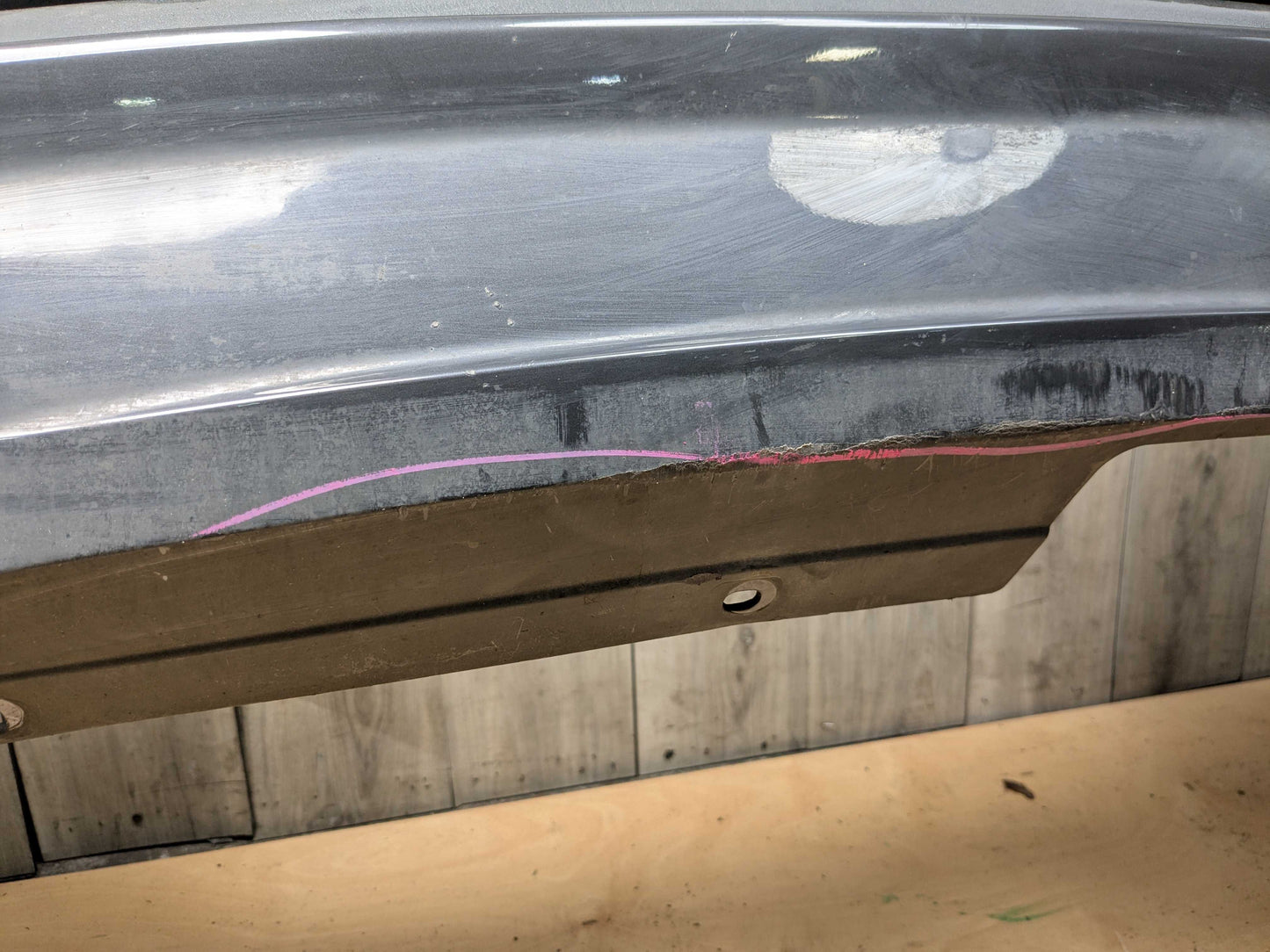 07-13 OEM BMW E92 E93 328 335 M SPORT Rear Bumper Cover Panel w Diffuser Black