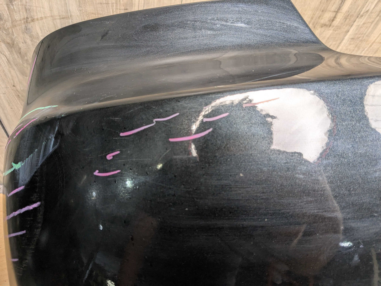 07-13 OEM BMW E92 E93 328 335 M SPORT Rear Bumper Cover Panel w Diffuser Black