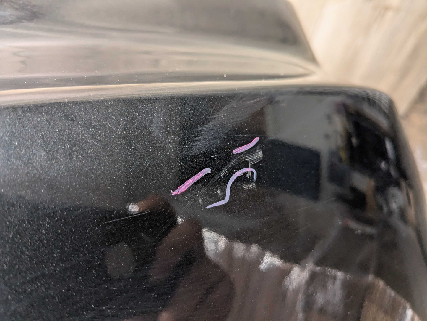 07-13 OEM BMW E92 E93 328 335 M SPORT Rear Bumper Cover Panel w Diffuser Black