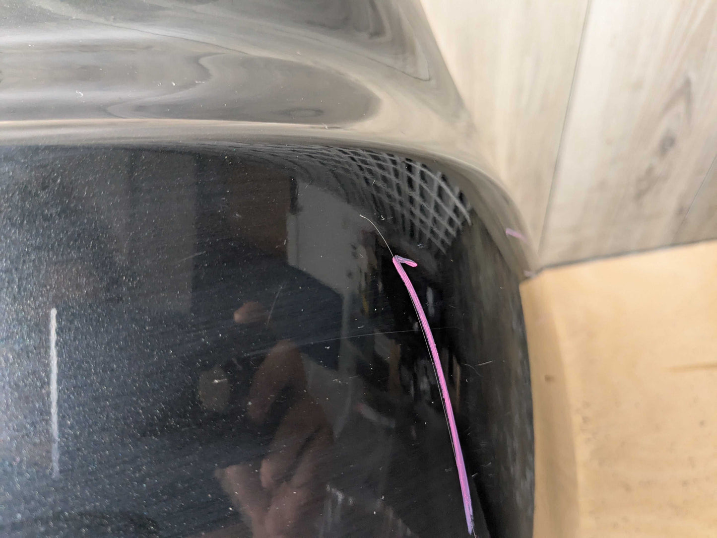 07-13 OEM BMW E92 E93 328 335 M SPORT Rear Bumper Cover Panel w Diffuser Black