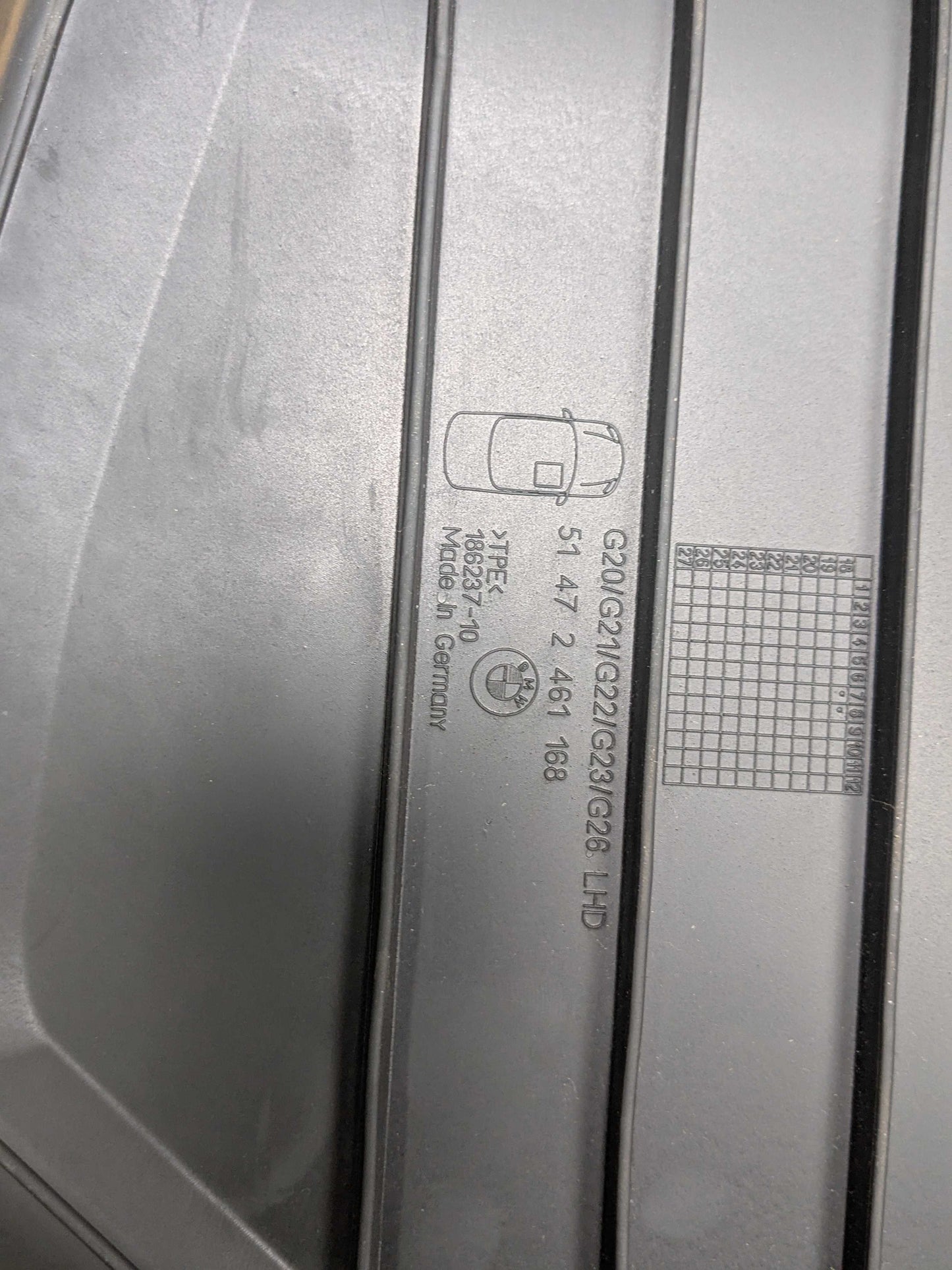 OEM BMW G20 G26 G80 330 M340 M3 Front Rear All Weather Rubber Floor Mats SET