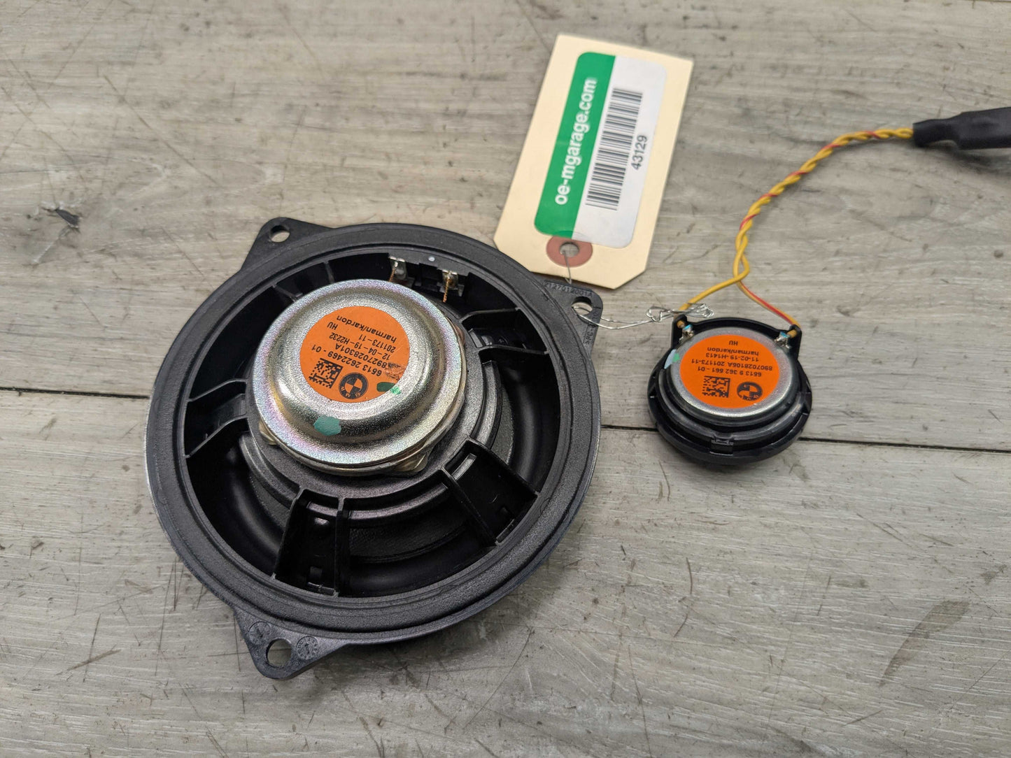 OEM BMW F44 F93 G16 G20 G22 G23 G80 M3 M4 HARMAN Mid Range Speaker Tweeter PAIR