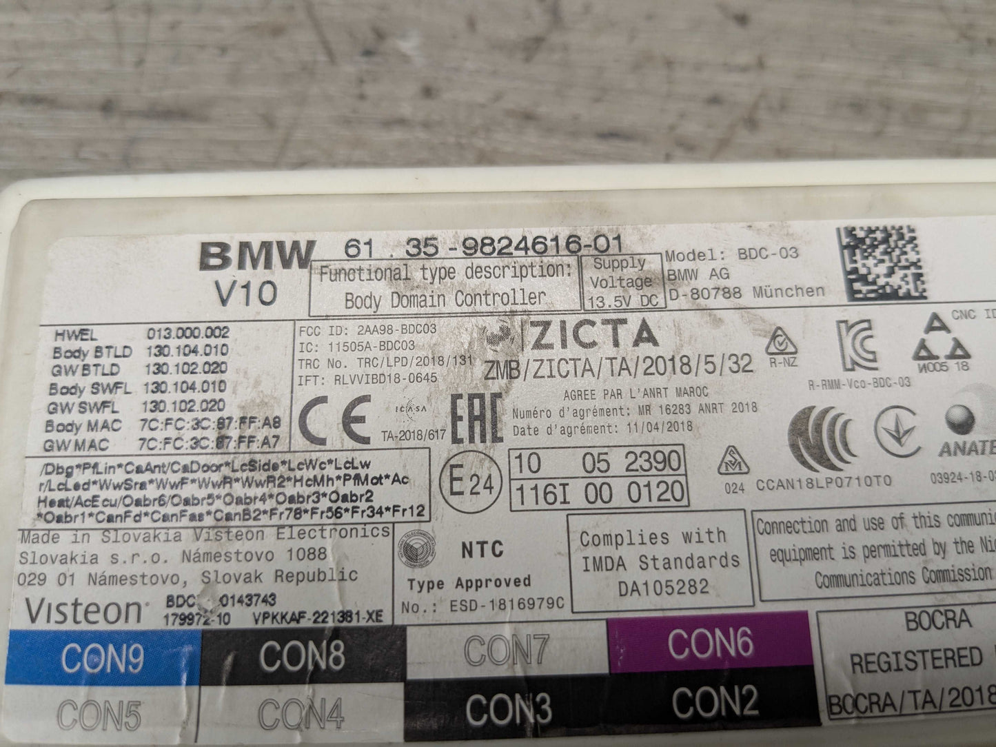 OEM BMW F44 G05 G20 G22 G42 G80 G82 M3 M4 X5 Body Domain Controller BDC Module