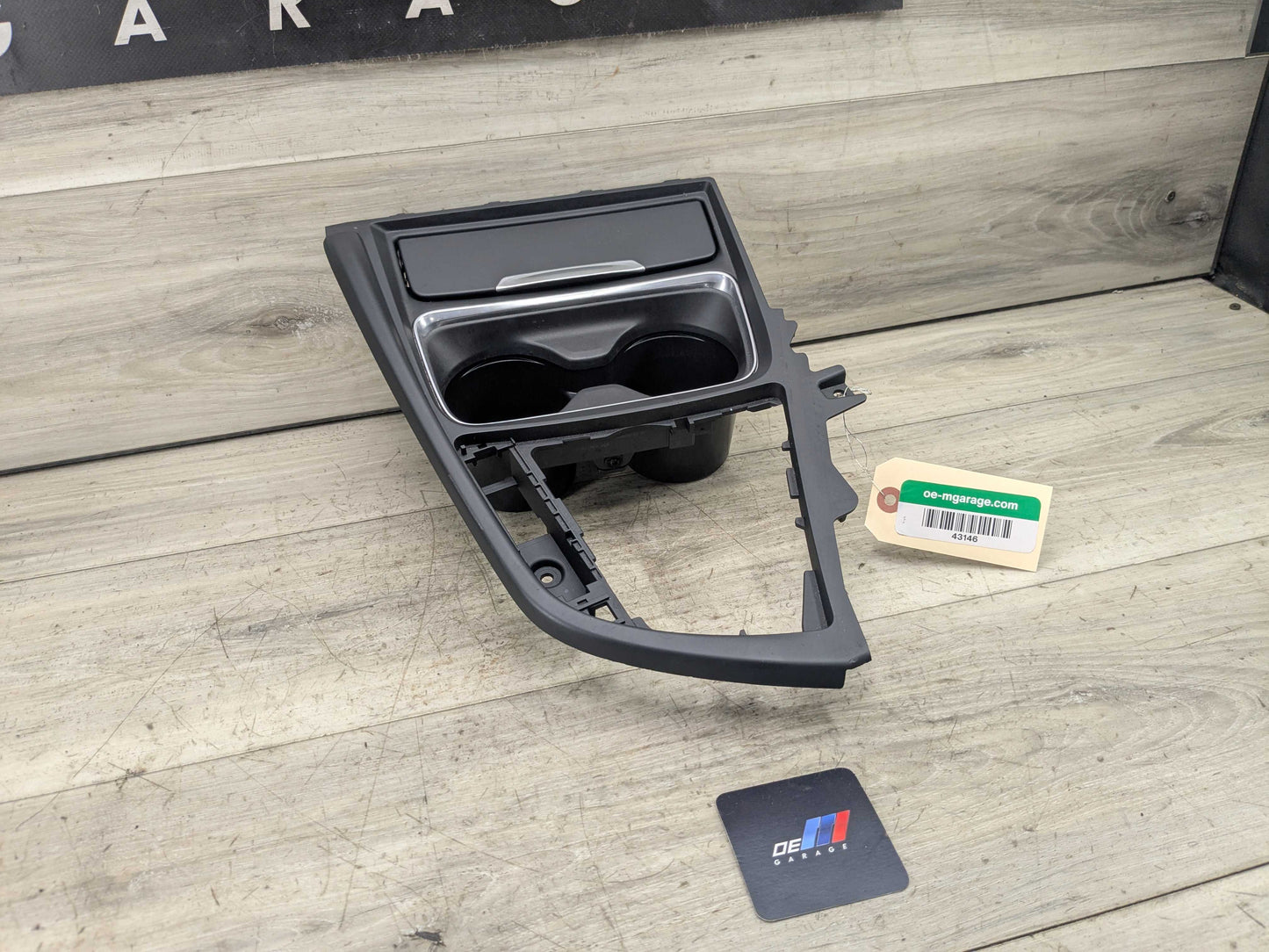 OEM BMW F30 F32 F33 F36 PRE-LCI Center Console Cup Holder Trim Cover Bezel