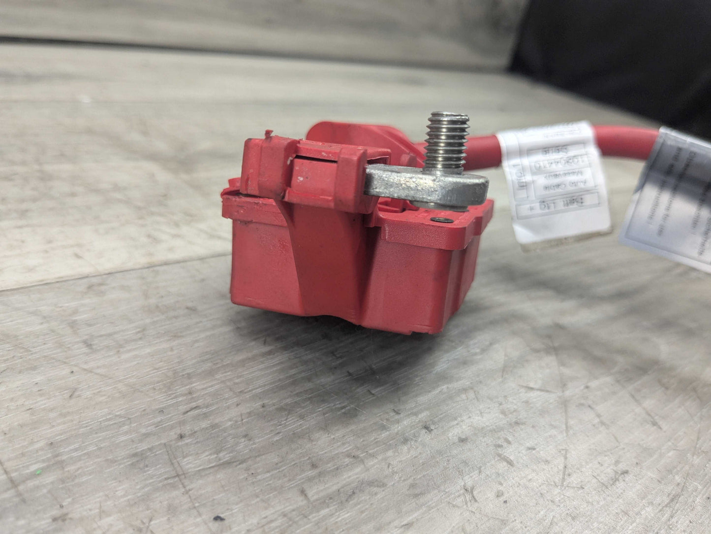 OEM BMW E84 E82 E88 E90 E92 335 M3 Battery Plus Pole Terminal Positive Red Cable