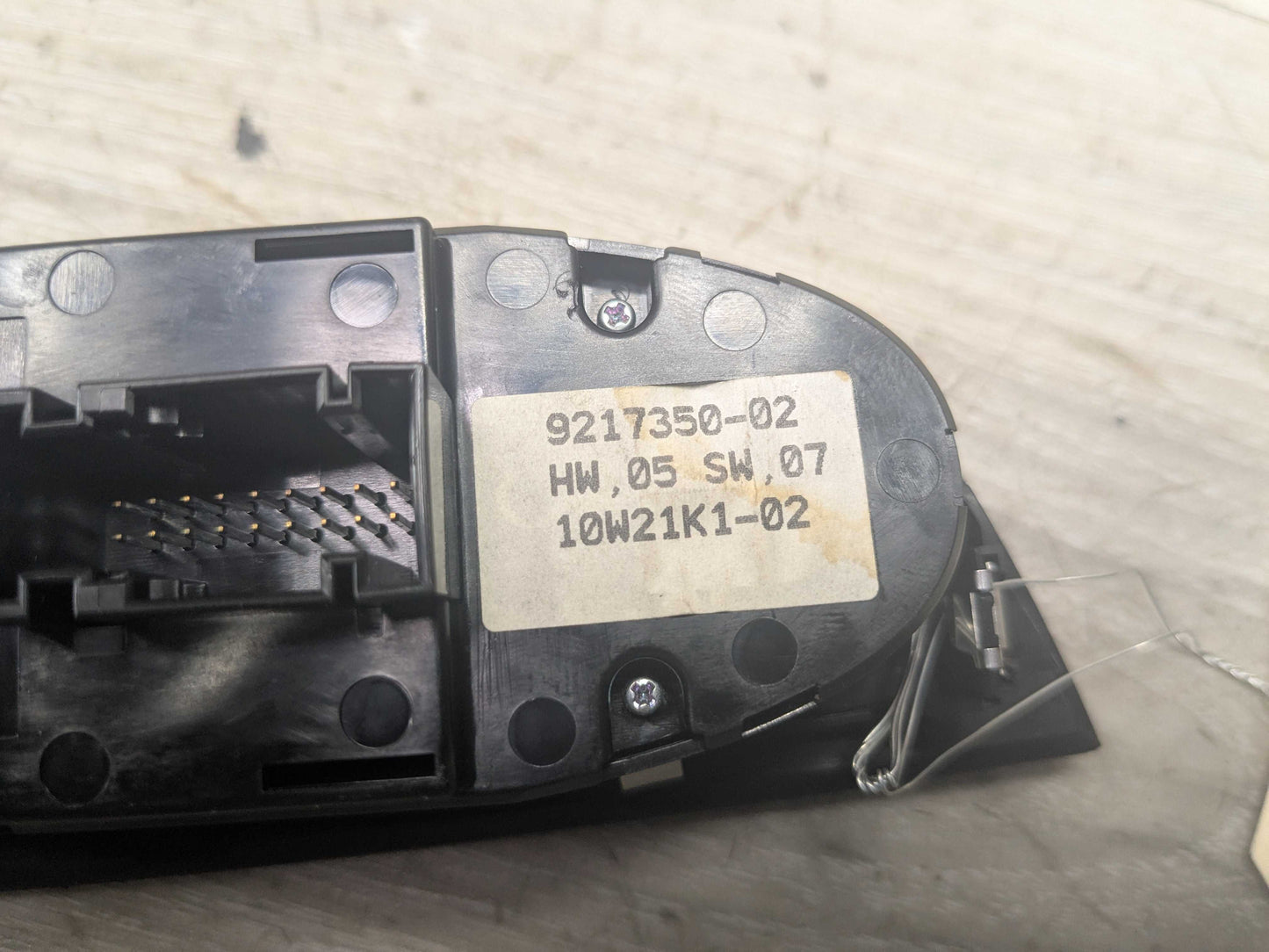 07-13 OEM BMW E92 328 335 M3 Coupe Front Driver Left Main Window Switch Black