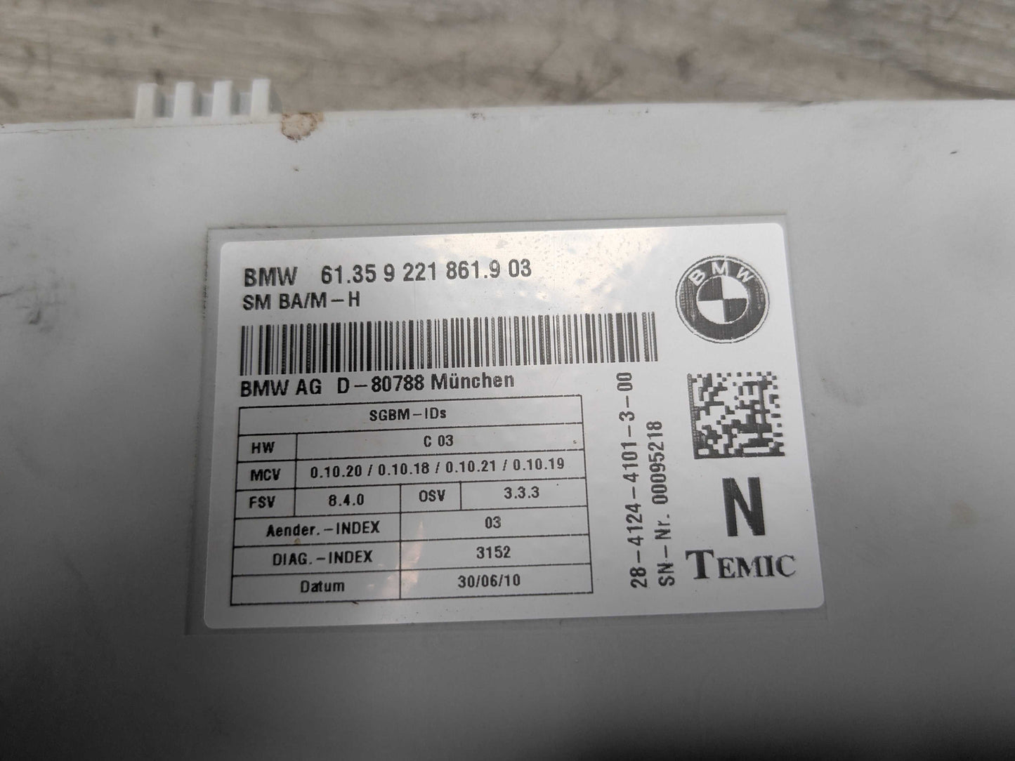 11-13 OEM BMW E88 E90 E92 135 328 335 Front Electric Seat Memory Control Module
