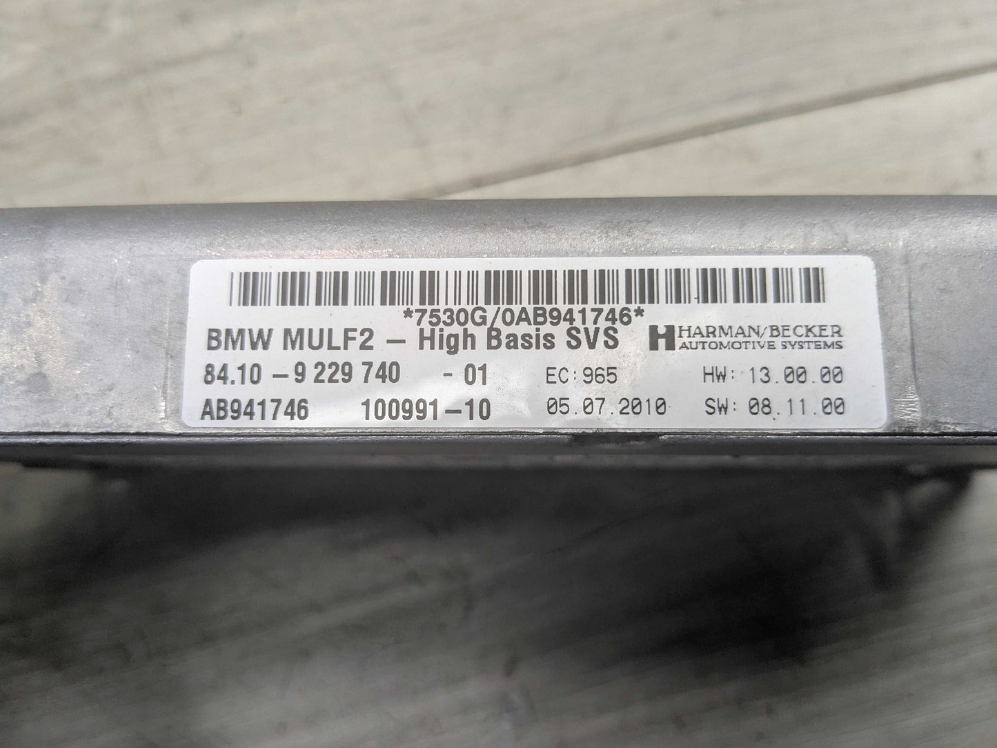 06-17 OEM BMW E88 E90 E92 F02 F10 High Basis SVS MULF2 Becker Bluetooth Module