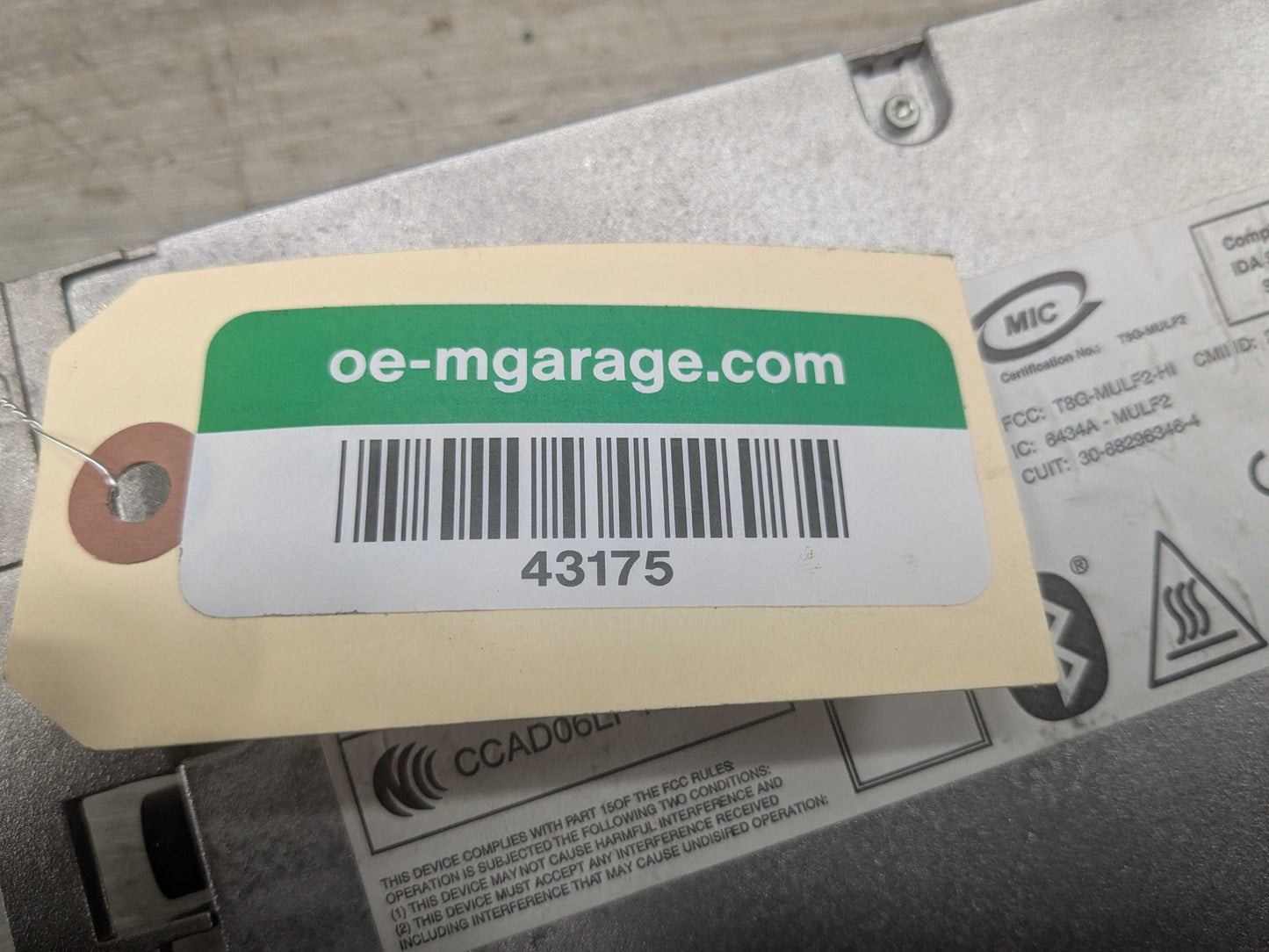 06-17 OEM BMW E88 E90 E92 F02 F10 High Basis SVS MULF2 Becker Bluetooth Module