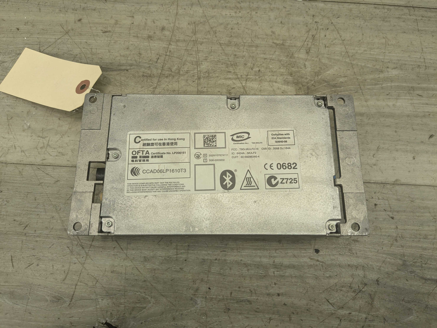 06-17 OEM BMW E88 E90 E92 F02 F10 High Basis SVS MULF2 Becker Bluetooth Module