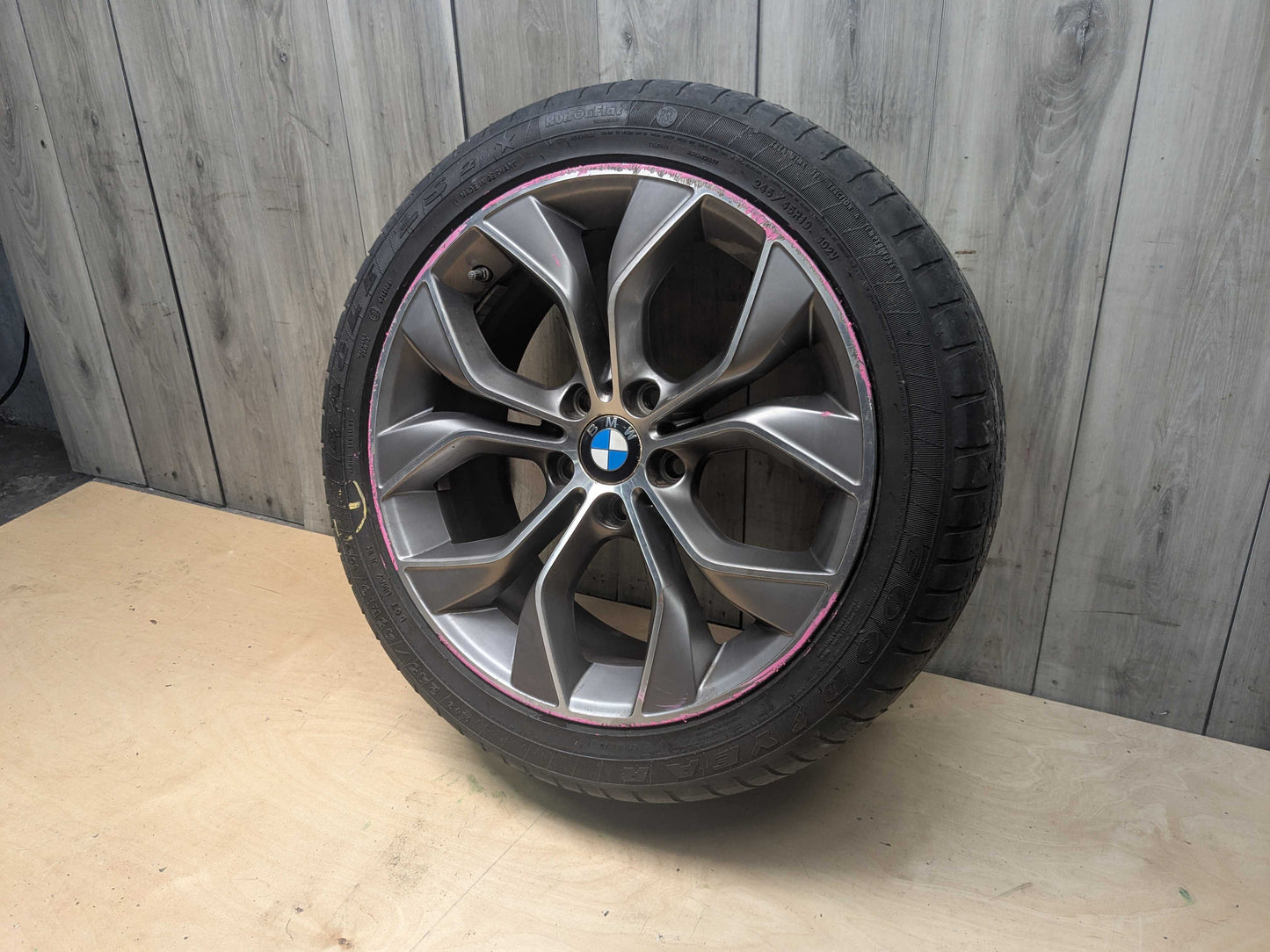 *11-18 OEM BMW F25 F26 X3 X4 28 35 Wheel Rim 19x8.5 ET:38 Y-Spoke Style 608