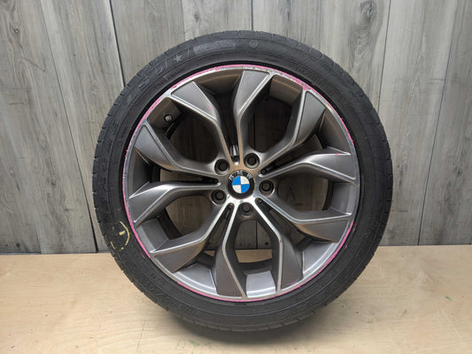 *11-18 OEM BMW F25 F26 X3 X4 28 35 Wheel Rim 19x8.5 ET:38 Y-Spoke Style 608