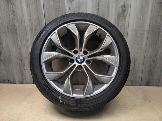 *11-18 OEM BMW F25 F26 X3 X4 28 35 Wheel Rim 19x8.5 ET:38 Y-Spoke Style 608