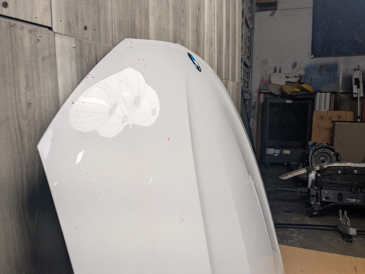 *11-18 OEM BMW F25 F26 X3 X4 Hood Bonnet Panel Shell Panel White 300