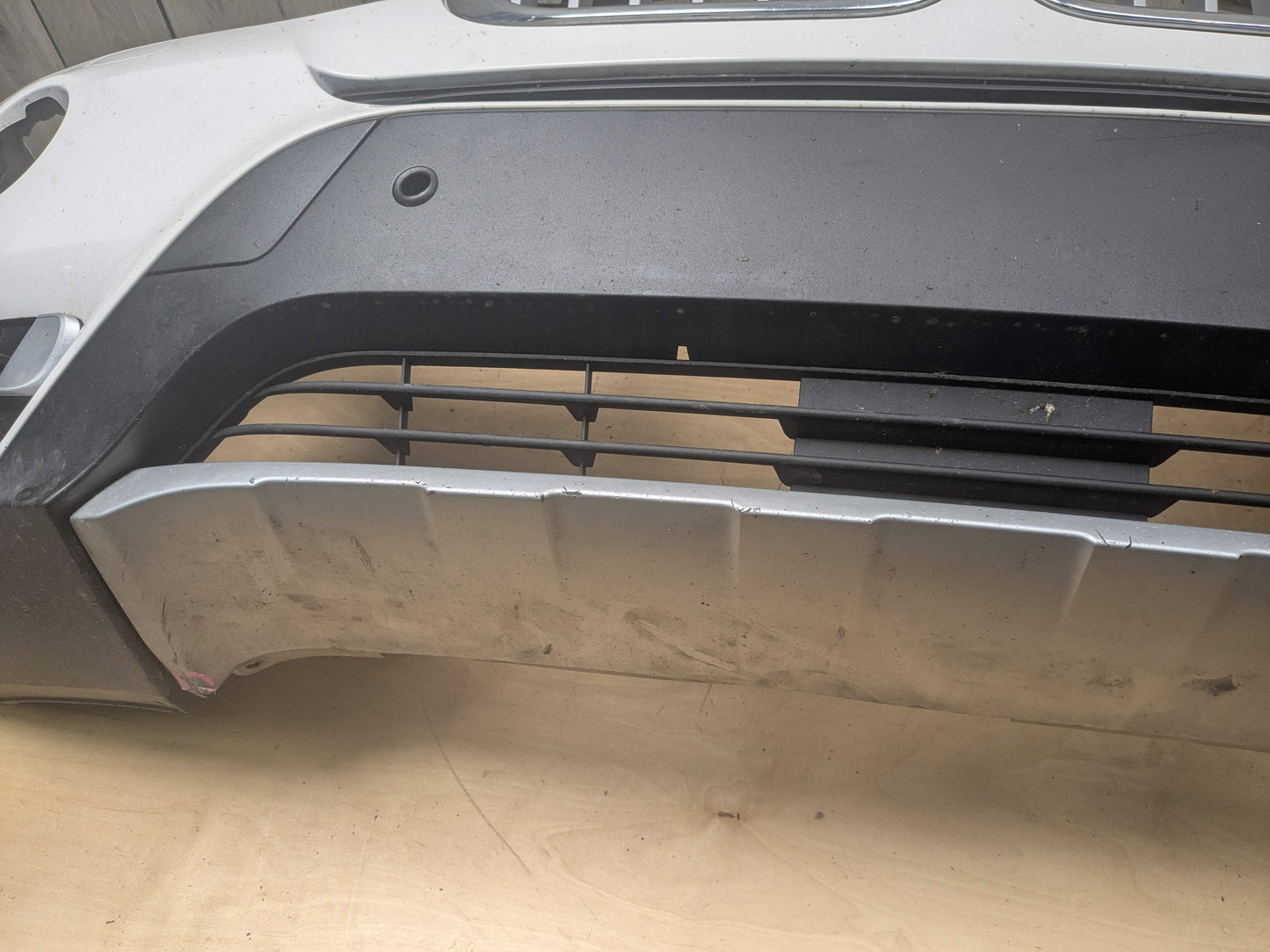 *11-14 OEM BMW F25 X3 Front Bumper Cover Panel w/ Grilles COMPLETE White 300