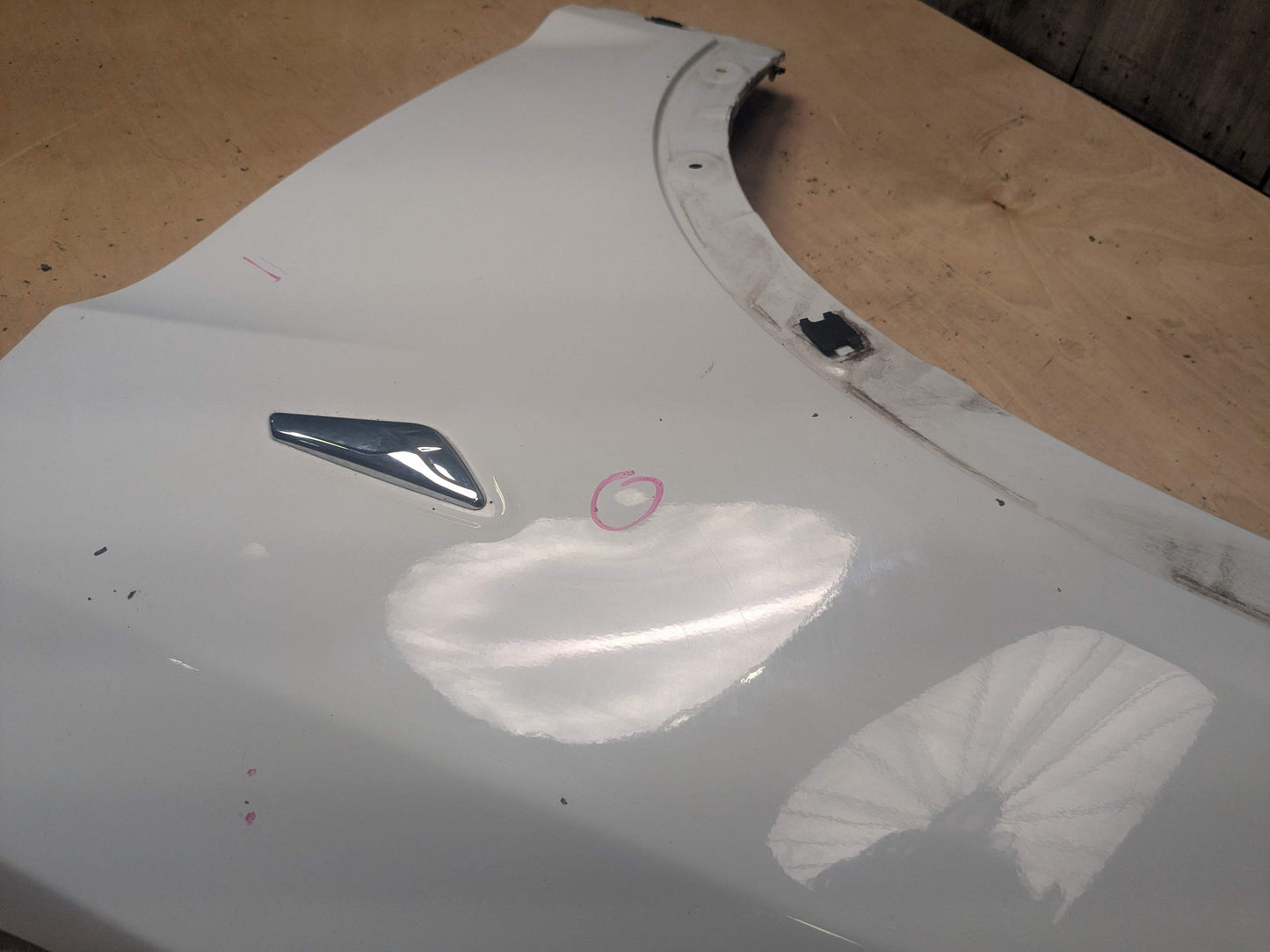 *11-18 OEM BMW F25 F26 X3 X4 Front Left Driver Side Fender Panel White 300