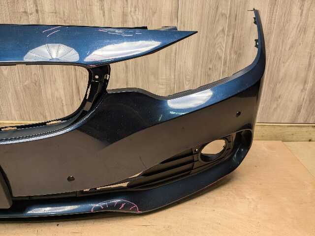 NOTE* 14-20 OEM BMW F32 F33 F36 Front Bumper Cover w/ Lower Grilles Blue B38