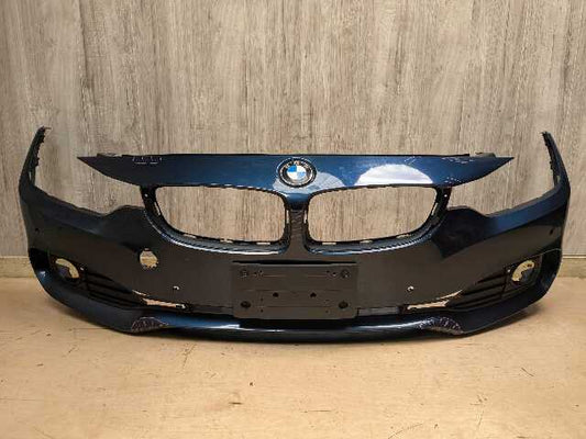 NOTE* 14-20 OEM BMW F32 F33 F36 Front Bumper Cover w/ Lower Grilles Blue B38